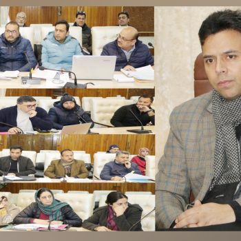 DC Srinagar reviews physical, financial progress under R&B & allied sectors